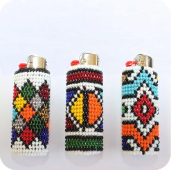Beaded Bic Lighter